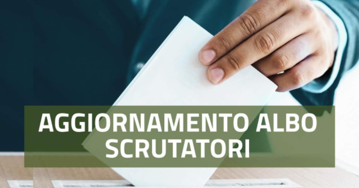 Scrutatori di Seggio: aggiornamento dell'Albo