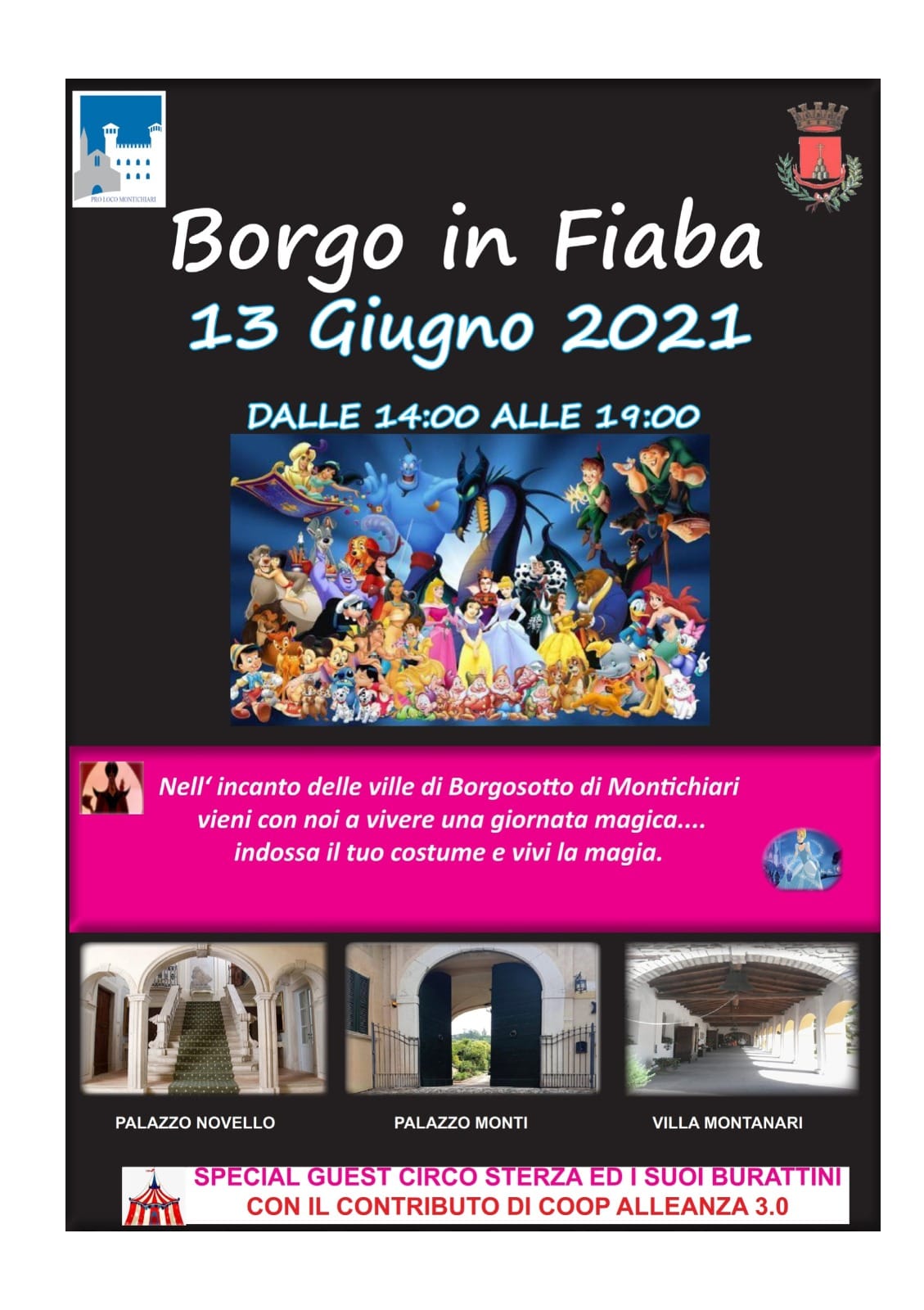 "Borgo in fiaba", domenica 13 giugno Borgosotto incanterà i più piccoli